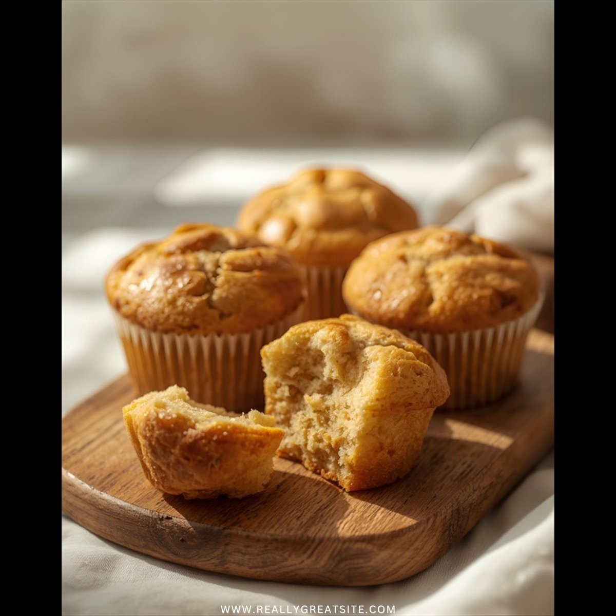 米粉バナナマフィン